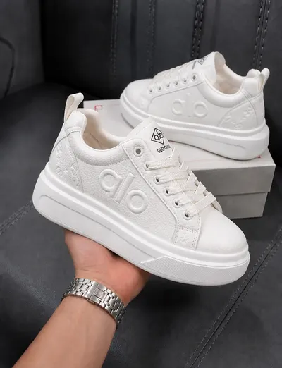 Adidasi barbati casual albi 1602 T6-4
