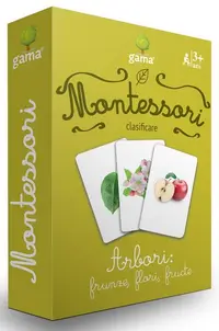 Arbori: frunze, flori, fructe. Cărţi de joc Montessori - Board book - ***