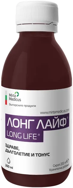 Sirop Long Life, 200 ml, Mirta Medicus