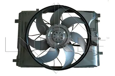 Ventilator radiator (cu carcasa) potrivit MERCEDES A (W176), B SPORTS TOURER (W246, W242), CLA (C117), CLA SHOOTING BRAKE (X117), GLA (X156), SLC (R172), SLK (R172) 1.5D-2.2D 02.11