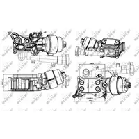 Radiator ulei, ulei motor NRF 31327