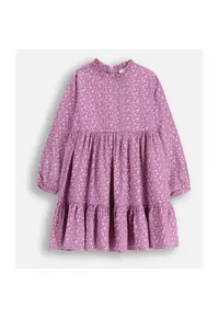 Rochie evazata cu mansete elastice