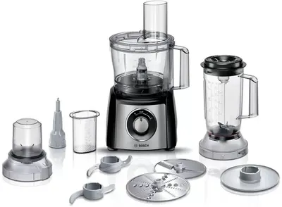 Robot de bucătărie Bosch - MultiTalent 3 MCM3501M, 800 W, 2.3l, negru