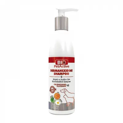 Sampon pentru caini pisici Bio Pet Active Dermahexidine 250 ml
