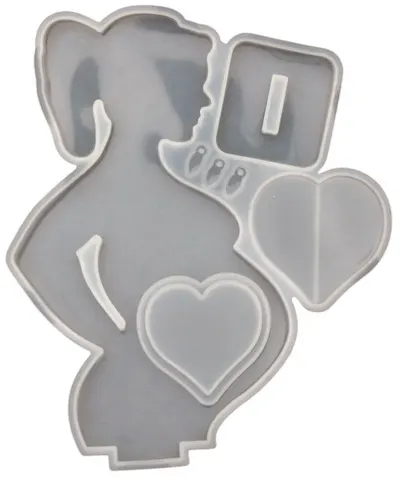 Mold din silicon (formă) Em Art – Femeie însărcinată, 272 x 224 x 11 mm