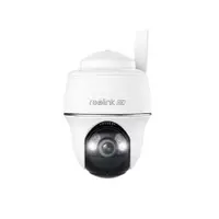 Camera supraveghere wireless WiFi rotativa Speed Dome Reolink Argus PT Ultra B440, 4K, IR/lumina alba 10 m, microfon, dual band, acumulator 6000 mAh, PIR, slot card