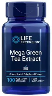 Extract de ceai verde Mega, 100 capsule, Life Extension