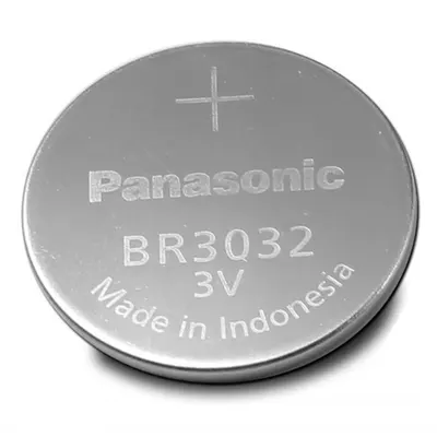 Baterie litiu 3V BR2032 500mAh, Bulk Panasonic
