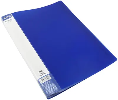 Dosar Spree Stripes - cu 20 de buzunare, A4, albastru