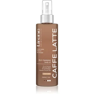 Lirene Perfect Tan ulei bronzant pentru corp Caffe Latte 200 ml