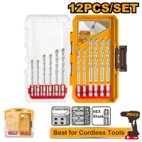 Burghie pentru Beton Set 12 buc AKDL12206 – Set burghie zidarie 3-10 mm pentru beton, caramida si BCA
