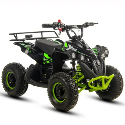Atv electric copii XTR E-M12-6S 1000W, culoare negru verde