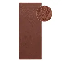 Covor tip traversă cărămiziu țesut manual din lână 80x300 cm Calmio – Hanse Home