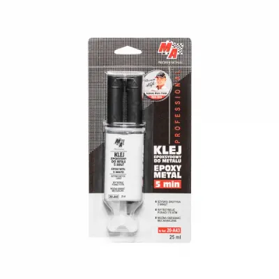 Adeziv epoxidic bicomponent pentru metale - seringa dubla 25 ml