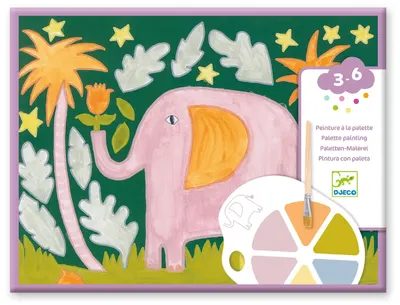 Set pentru desen Djeco - Animale sălbatice