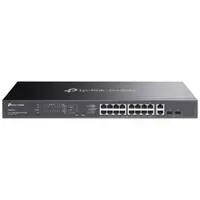 Switch Gigabit Easy Managed Omada ES220GMP cu 20 de porturi si 16 porturi PoE+