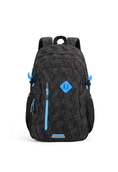 Rucsac cu compartiment pentru laptop - Negru/Albastru