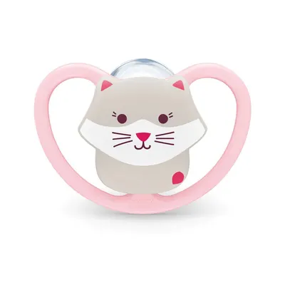 Suzeta NUK Perfect Match Air Silicon Cutie Depozitare Pisica 6-18 luni