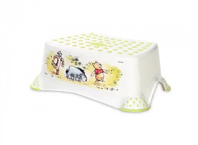 Inaltator pentru baie antiderapant Disney Pooh Friends White