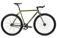 Original - Bicicletă fixie Hi-Ten oțel 28". Cayman Green