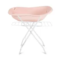 Cadita cu suport cu uscator Cangaroo Aqua Zebra Roz Pastel