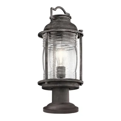 Pitic pentru exterior Ashlandbay 1 Light Medium Pedestal Lantern