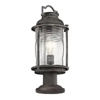 Pitic pentru exterior Ashlandbay 1 Light Medium Pedestal Lantern