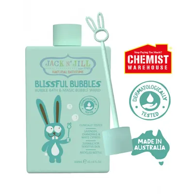 Spumant de baie pentru copii si piele sensibila Blissful Bubbles, 300ml, Jack n Jill