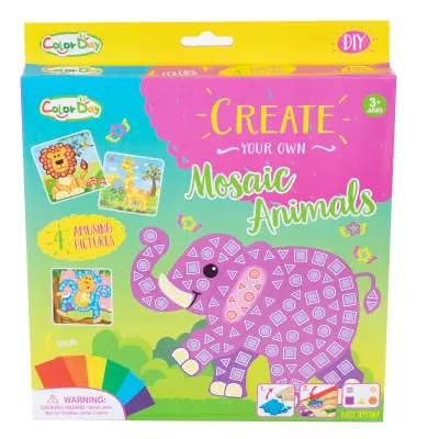 Set de creatie, Color Day, Mosaic Animals