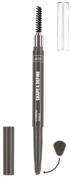 Wibo Creion de sprancene rezistent la apa cu pensula, 03, 2 g