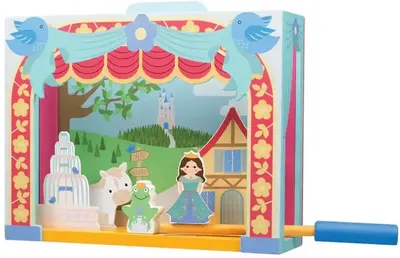 Set de joacă din lemn Orange Tree Toys - Teatru, Little Bluebird