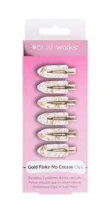 Agrafe de par Gold Flake No Crease, 6 bucati, Brushworks