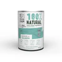 FRESH FARM Smooth Sterilised, Somon, conservă hrană umedă pisici sterilizate, (pate), 400g