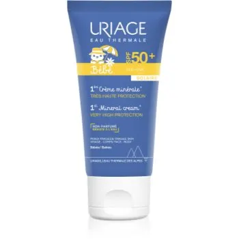 Uriage Bébé 1st Mineral Cream SPF 50+ Crema de soare cu minerale SPF 50+