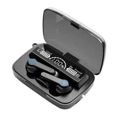 Casti wireless M19 cu cutie de incarcare si afisaj digital Compatibilitate universala bluetooth