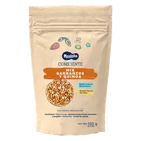 Mix de naut arahide migdale si quinoa invelita in ciocolata, 150g, Manitoba