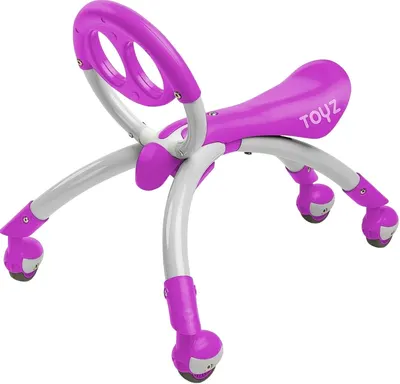 Cărucior de călărit 2 în 1 Caretero Toyz - Beetle, mov
