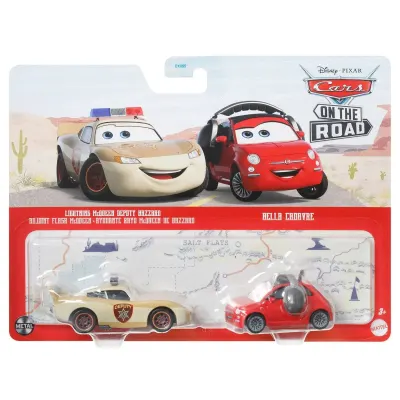 Set masinute Disney Cars 3, Deputy McQueen si Bella Cadavre, 1:55, HLH70