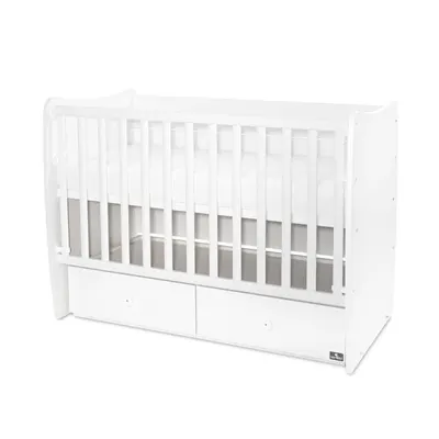 Patut balansoar Lorelli Matrix White new, transformabil, 60x120 cm