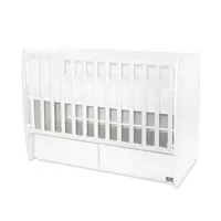Patut balansoar Lorelli Matrix White new, transformabil, 60x120 cm