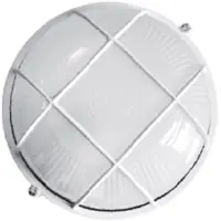 Lampa exterior cu grila 1x max 60W, E27/IP54/ Alb, TG-3201.11