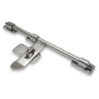 Zavor reglabil pentru usi si porti mici, lungime 340 mm, blocare cu lacat, galvanizat
