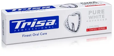 Trisa Pastă de dinţi Pure White, Xylitol, 75 ml