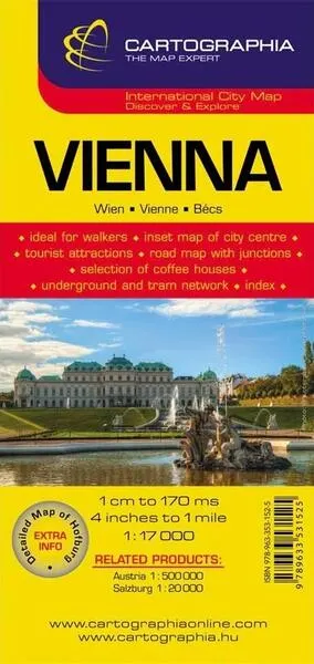 Hartă rutieră Viena - Paperback - ***