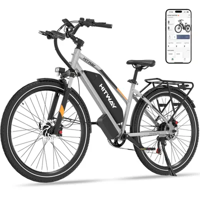Bicicletă electrică de oraș 28" baterie samsung 768Wh BK27PRO APP NFC