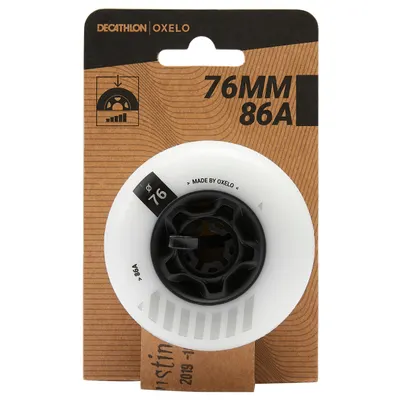 Set 4 roți Freeride MF 76 mm 86A Alb