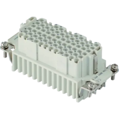 Contector industrial Mama - 77X27 - 72p + E 10A 250V / 4kV / 3 - CRIMP CONNECTION - GRI