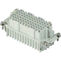 Contector industrial Mama - 77X27 - 72p + E 10A 250V / 4kV / 3 - CRIMP CONNECTION - GRI
