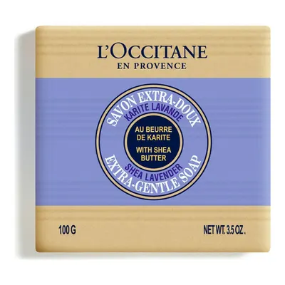 Bucată de Săpun Solid Natural L´occitane Karité Lavandă Karité 100 g