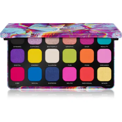 Revolution Forever Flawless paleta farduri de ochi culoare Digi Butterfly 18x1.1 g